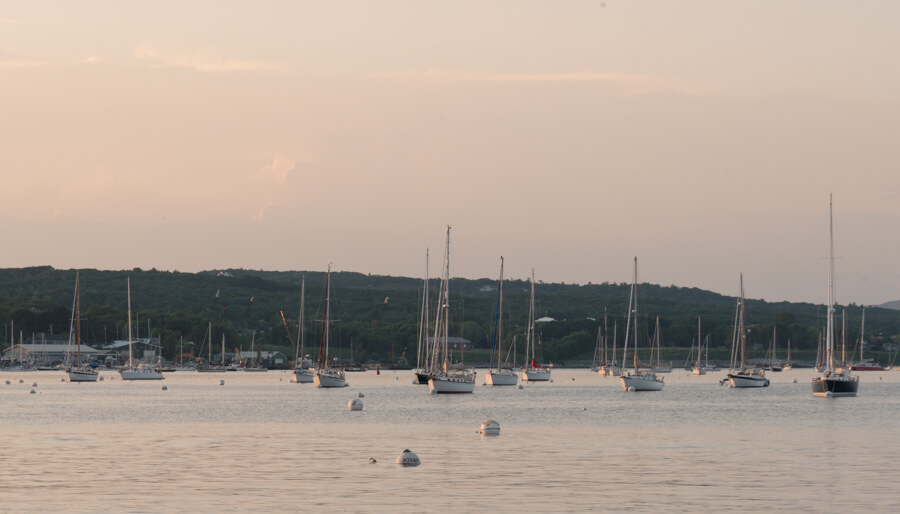 Rockland Harbor Sunset, Maine