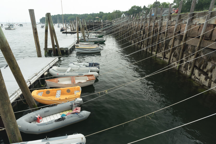 Dinghies in Rockport Maine