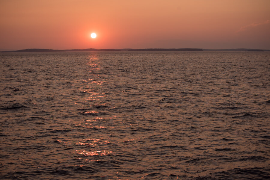 Marshall Island, Maine sunset