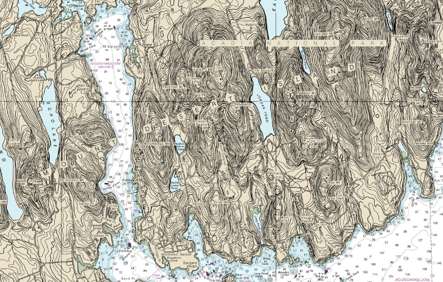 Somes Sound, Maine Chart