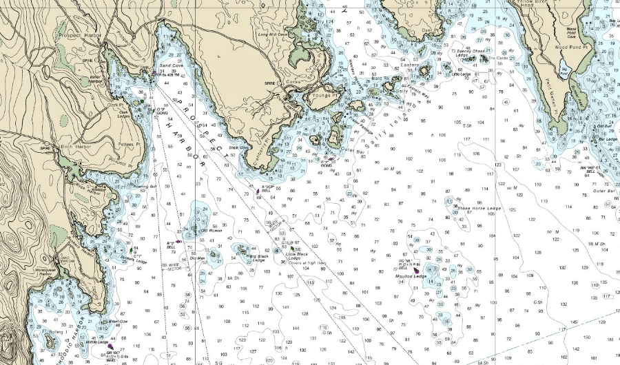 Prospect Harbor, Maine Chart
