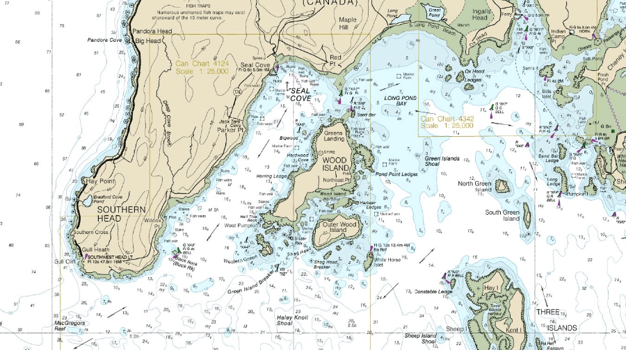 Grand Manan, New Brunswick Chart